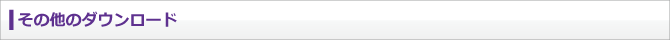 その他のダウンロード